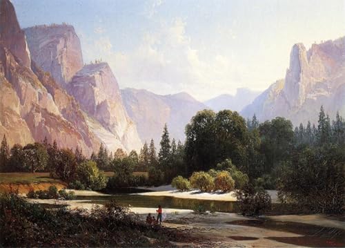 Impression d'affiches affiche toile Vallée de Yosemite Hill portrait décoration murale