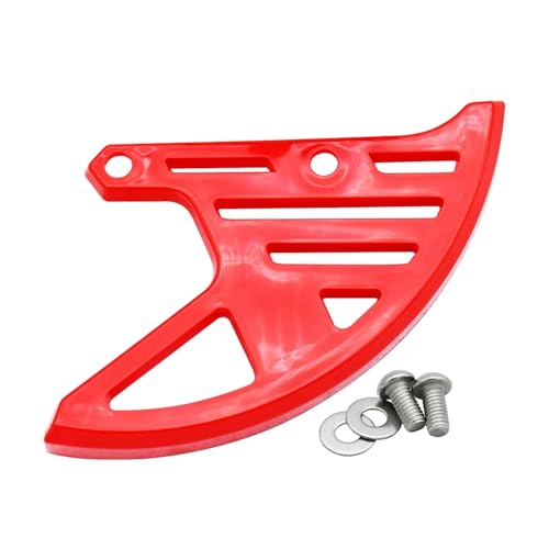 Couvercle de disque frein arrière anti-choc et protection d'étrier rouge pour HONDA CR CRF