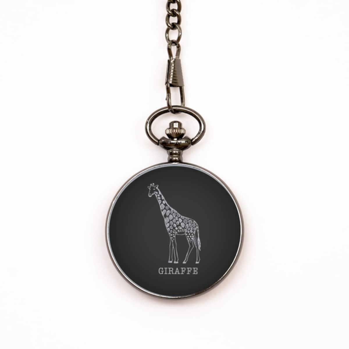 Tall Giraffe Pocket Watch | Animal Charm Pocket Watch. Never Fade. Adjustable. Family Pocket Watch. Christmas for him&her. Unique for Birthday, Valentine, Congratulations.
