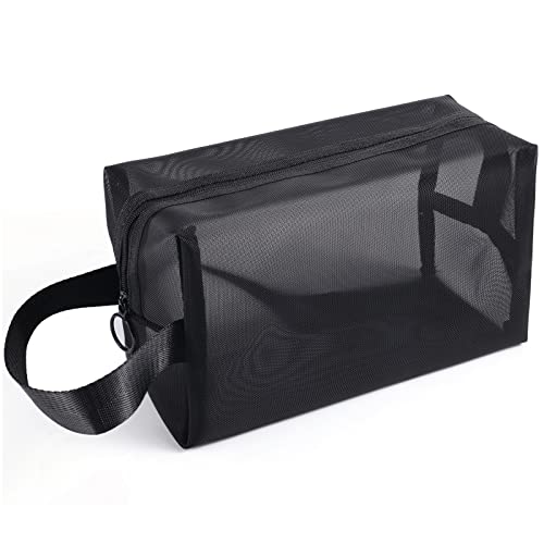UUYYEO Kosmetiktasche Transparent Mit Blumenmuster – Wasserdicht, 17x11x7 Cm, Für Reise & Badezimmer