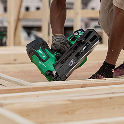 Metabo Hpt 36V Multivolt Cordless Paper Strip Framing Nailer | Includes Battery And Charger | Nr3690Dc #TOP3