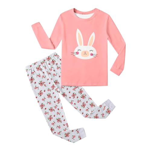 Conjunto de dos piezas para niñas en tejido premium suave con cuello redondo