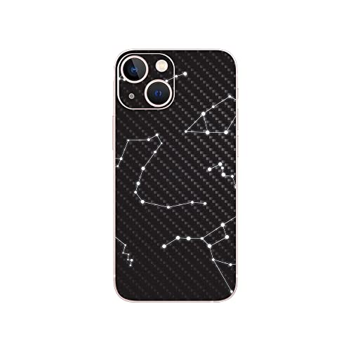 Image of MightySkins Carbon Fiber Skin Compatible with Apple iPhone 13 - Constellations | Protective, Durable Textured Carbon Fiber Finish | Easy to Apply | Made in The USA
