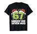 67 Christmas Funny Six Seven Meme Xmas Tee Men Women Kids T-Shirt