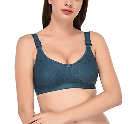 Image of Viral Girl Cotton Hosiery Women's Bra | Non-Padded Wire-Free Design with Adjustable Straps | Full Coverage Comfortable Bra | Soft Stretchable Fabric for All Day Support