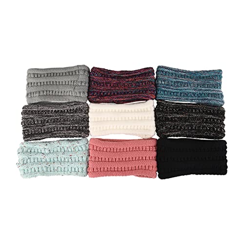 yeacher Faixa de cabeça quente feminina de inverno Aquecedor de orelha macio envoltório de lã tricot