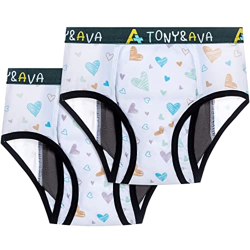 Tony & Ava Incontinence Underwear Girls Bikini Briefs, Double Gusset 2