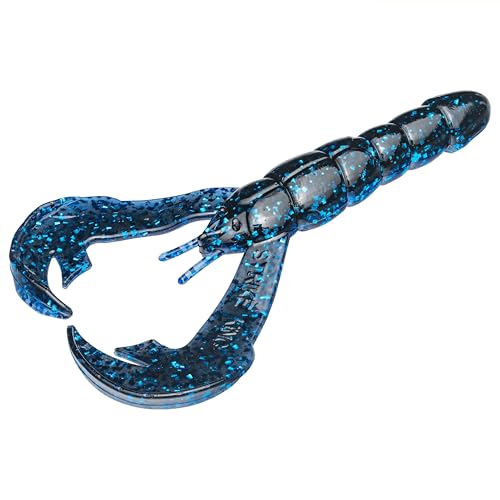 Strike King Rage Craw Fishing Lure, Blue Bug, 4-Inches, 7-Pack - image 1