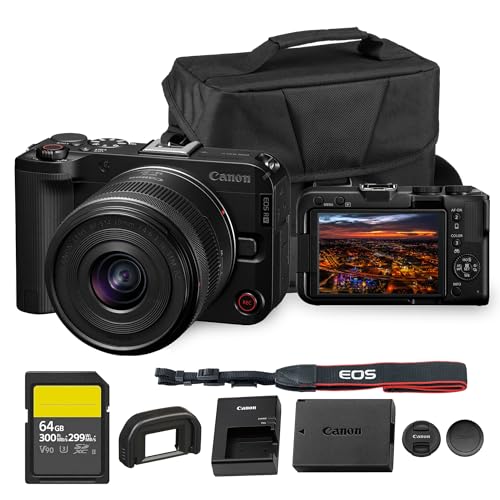 Canon EOS R50 V Mirrorless Camera with 14-30mm f/4-6.3 RF-S