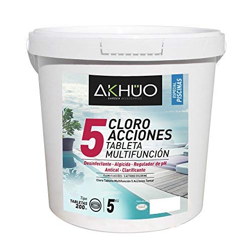 alfa dyser Cloro 5 ACCIONES Tableta 200G 5KG AKHUO