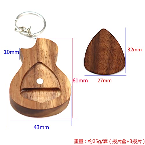 DONTZ 2 Pics de Guitare en Bois avec Pics en Bois de boîte pour Guitares électriques acoustiques Plectre Basse ukulélé… - Les Beatles, Paul McCartney, John Lennon, RIngo Starr, George Harrison DONTZ 2 Pics de Guitare en Bois avec Pics en Bois de boîte pour Guitares électriques acoustiques Plectre Basse ukulélé… – Image 5