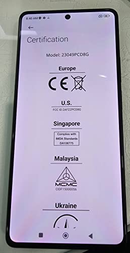 Smartphone Xiaomi Poco F5 com processador Snapdragon 7+ Gen 2 Dual SIM 5G 12gb Ram 256gb Rom (White)