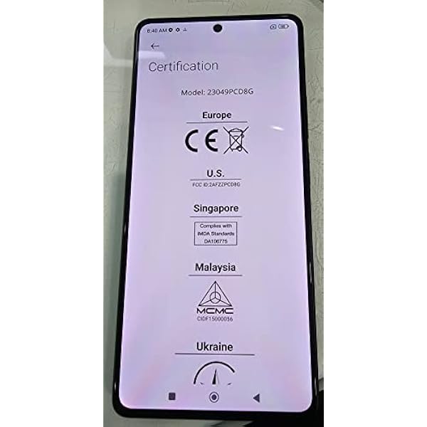 Xiaomi Poco F5 Smartphone 12 256GB, Snapdragon 7 Gen 2, 6.67" 120Hz OLED Pantalla, 5000 mAh batería 67 W Fast Charging, 64 MP Cámara, Blanco