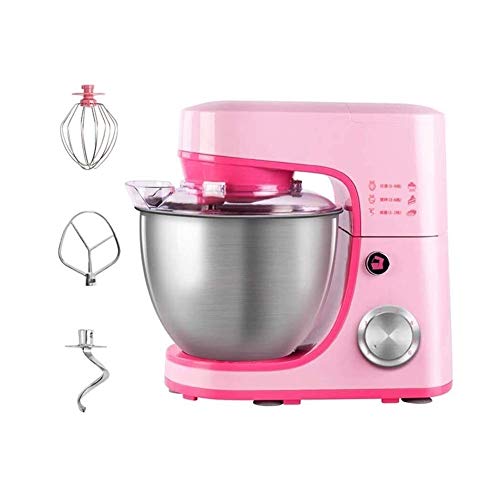 Food Stand Mixer Teig Mixer Mixer 6-Gang Stand Mixer 800W Motor 4,2 l Schüssel mit Spritzschutz Inklusive Schneebesen, Schläger und Teighaken