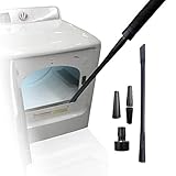 Vacuum Attachment For Dryer Vent- Lint Eraser Dryer Vacuum Attachment. This Dryer Lint Vacuum Attachment Includes a Vacuum Hose Adapter and Adapter For Shop Vacuum. Dryer Vent Cleaner Kit Lint Cleaner