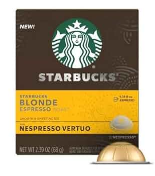 Amazon.co.jp: Starbucks Nespresso Vertuo Blonde Espresso