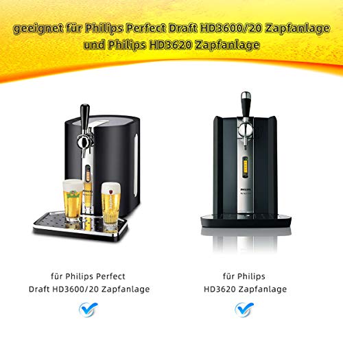 AIEVE 3 stuks O-ringen afdichting rubberen afdichting reserveonderdelen compatibel met Philips Perfect Draft HD3600/20, HD3620 biertapmachine - Image 5