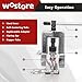 Wostore Flaring Swage Tool Kit for Copper Plastic Aluminum Pipe With Tubing Cutter & Ratchet Wrench