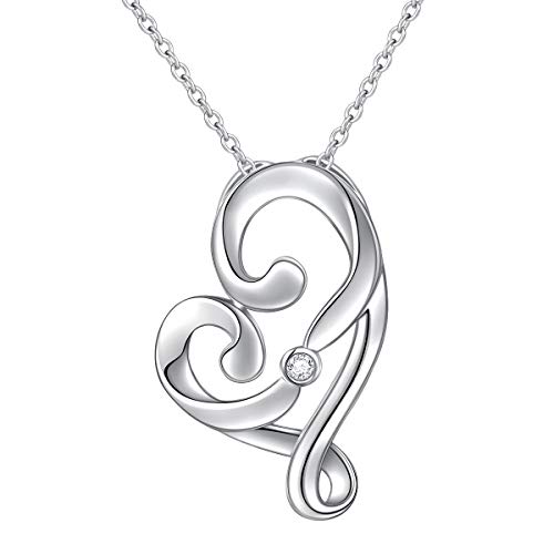 Collier chaîne argent 45 cm et pendentif cœur | Bijou quotidien chic pour femme