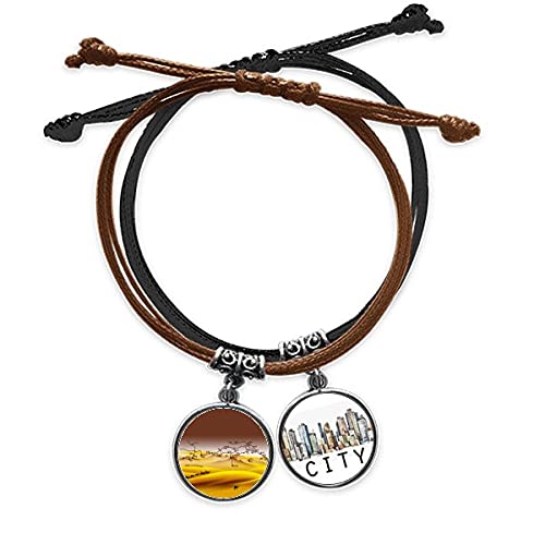 Bracelet Route de la Soie de qualité en cuir Sidi haut de gamme