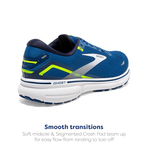 Brooks Men's Ghost 15 Neutral Running Shoe - Blue/Nightlife/White - 8 Medium by Brooks - Image 3