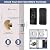 Keyless Entry Door Lock, Smart Door Lock, Smart Deadbolt Lock with Keypad, Auto & One Touch Lock | Smart Locks for Front Door | Easy Installation | Exact Fingerprint | App Control | 12-Month Battery