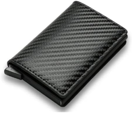 Carteira Porta Cartão Slim Antifurto Pop Up Em Couro Mágica Porta...