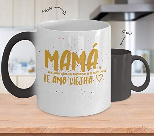 Regalo para Mama Vaso, taza de café divertidas, tazas personalizadas, taza de café inspiradoras, taza con mensajes positivos.
