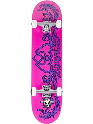 Skateboard Complet Heart Supply Bam Margera Bleu Planche de Skate 7.75 Pouces Adulte