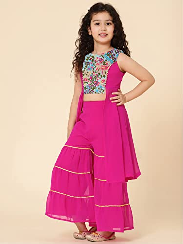 Image of A.T.U.N. (ALL THINGS UBER NICE) Girls Sharara Set