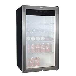 YMDA Mini Digital Glass Door Fridge with PCB