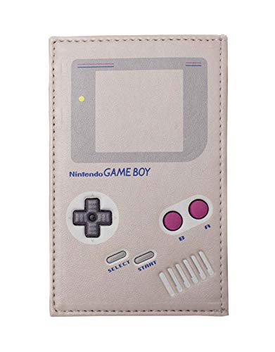 Game Boy Card Wallet Console Retro Gamer Official Nintendo Grey