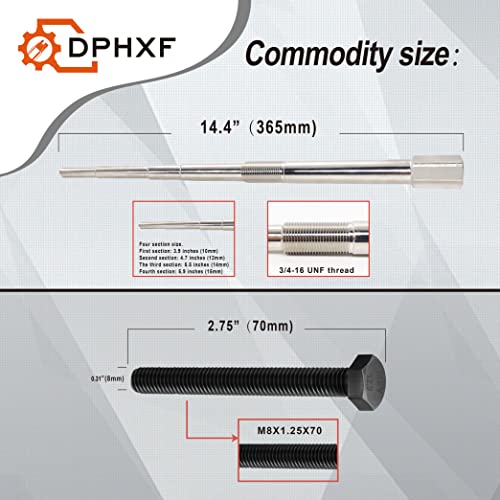 Dphxf Hardened Primary & Secondary Clutch Puller Tool Kit. Contains 10 Different Models And Sizes Of Clutch Puller Tools. Suitable For Golf Carts, Kawasaki, Arctic Cat,Can-Am, Polaris Motorcycle #TOP5