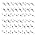 Produktbild nbeads 200Pcs klare Schnur endet Spektakel Brillen Kette Halter Gummi Connector endet, 20x5mm