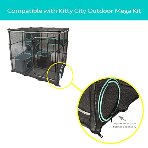 Kitty City Outdoor Catio Mega Kit for Cats, Replacement Parts, and 10' Tunnels