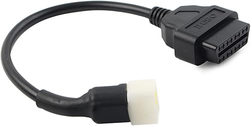 GZYF 6Pins OBD2 motocicleta escáner herramienta de diagnóstico adaptador adaptador de cable, cable lector de código para Delphi