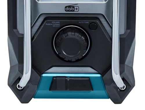 Makita MR003GZ Akku-Baustellenradio Auxiliary Schwarz, Türkis