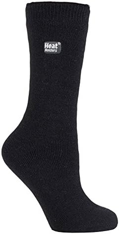 HEAT HOLDERS Ultra Lite - 4 Pair Multipack Ladies Thermal Socks | Ultra Thin Warm Socks for Dress Socks in Winter