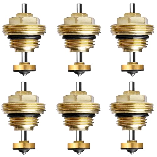 Colector de calefacción por suelo radiante, 6 unidades, núcleo de válvula de pasador de retorno, M30 x 1,5, inserto de válvula para distribuidor, pasador de retorno, núcleo de válvula de retorno,