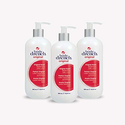 Body Drench Daily Moisturizing Lotion, Original Scent, 16.9 Oz, 3 Count