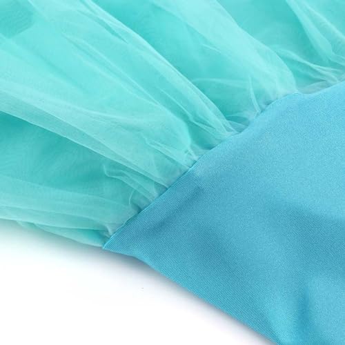 Women's Petticoat Skirt Underskirts for Cosplay Pleated Tulle Petticoat Tutu Tulle Midi Knee Length Skirt Dress3