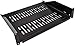 Electriduct 1U Server Rack Shelf - Universal 19" Vented Rack Mount Cantilever Tray Network Equipment Cabinet Audio System Enclosure - 10" Deep