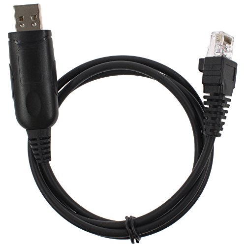 TENQ® Apcusb-gm300 USB Programming Cable for Motorola Cm200 Cm300 Pm400 Desktrac Gm140 Gm160 Gm300 Gm328 Gm338 Gm339 Gm398 Gm399 Gm340 Gm360 Gm380