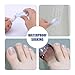 5PCS Waterproof Finger Covers & Silicone Finger Sleeve Set, Reusable Finger Protectors and Finger Cots for Shower, Swimming, Nail Care, and Finger Tips Protection (3 Large 2 Small)