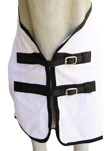 Image of Challenger Challenger Horse Mesh Airflow Summer Fly Sheet Scrim Sheet White 7322