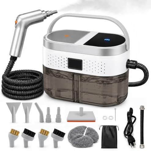 Steam Cleaner, 3-Level Adjustable Steamer for Cleaning for Home & Car image 2