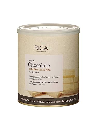 METROL Rica Liposoluble Wax-White Chocolate-For Dry Skin 800 ML (28.2 Fl.oz.)