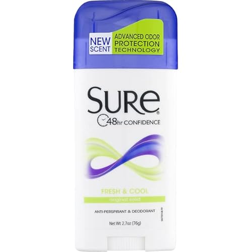 Sure Anti-Perspirant Deodorant Original Solid Fresh & Cool Scent 2.70 Oz (Pack Of 6) #TOP3