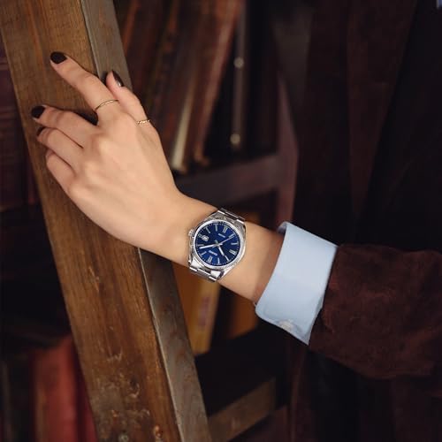 Casio Vintage Blue Dial Stainless Steel Analog Watch 38.5mm - MTP1302D-2AVT by Casio - Image 4