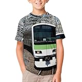 キッズ Tシャツ 日本電車 電車柄 鉄道車両 半袖 子供服 夏服 プレゼント 男の子 女の子 ティーシャツ おしゃれ スポーツシャツ 記念シャツ ショートスリーブ 通学 部屋着 プレゼント 100-160cm